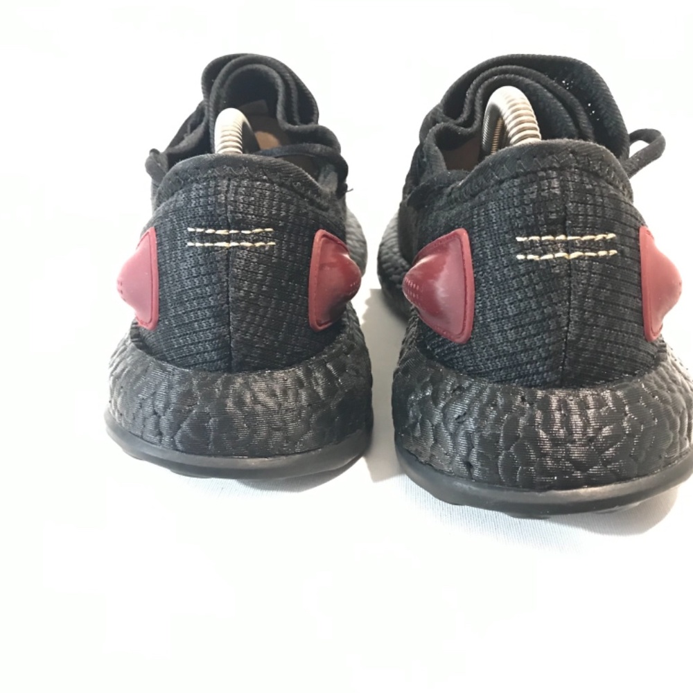 Adidas Pure Boost 2017 Core Black Cardinal BA8889. Base modified gloss Black - Picture 5 of 8